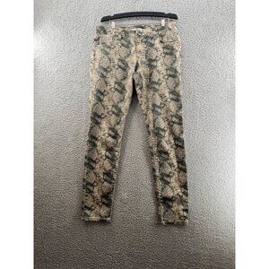 Cabi Snake Print  Reptile Skinny Jeans Size 4 #958